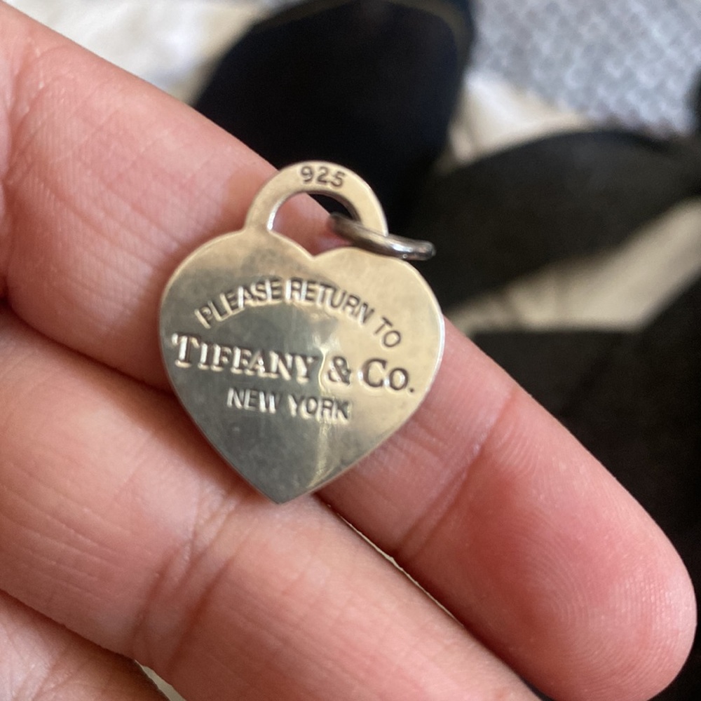 Authentic Tiffany heart pendant
